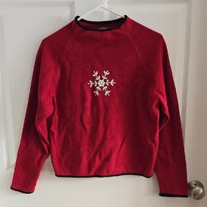 WOOLRICH | Vintage Snowflake Sweater | M | Red